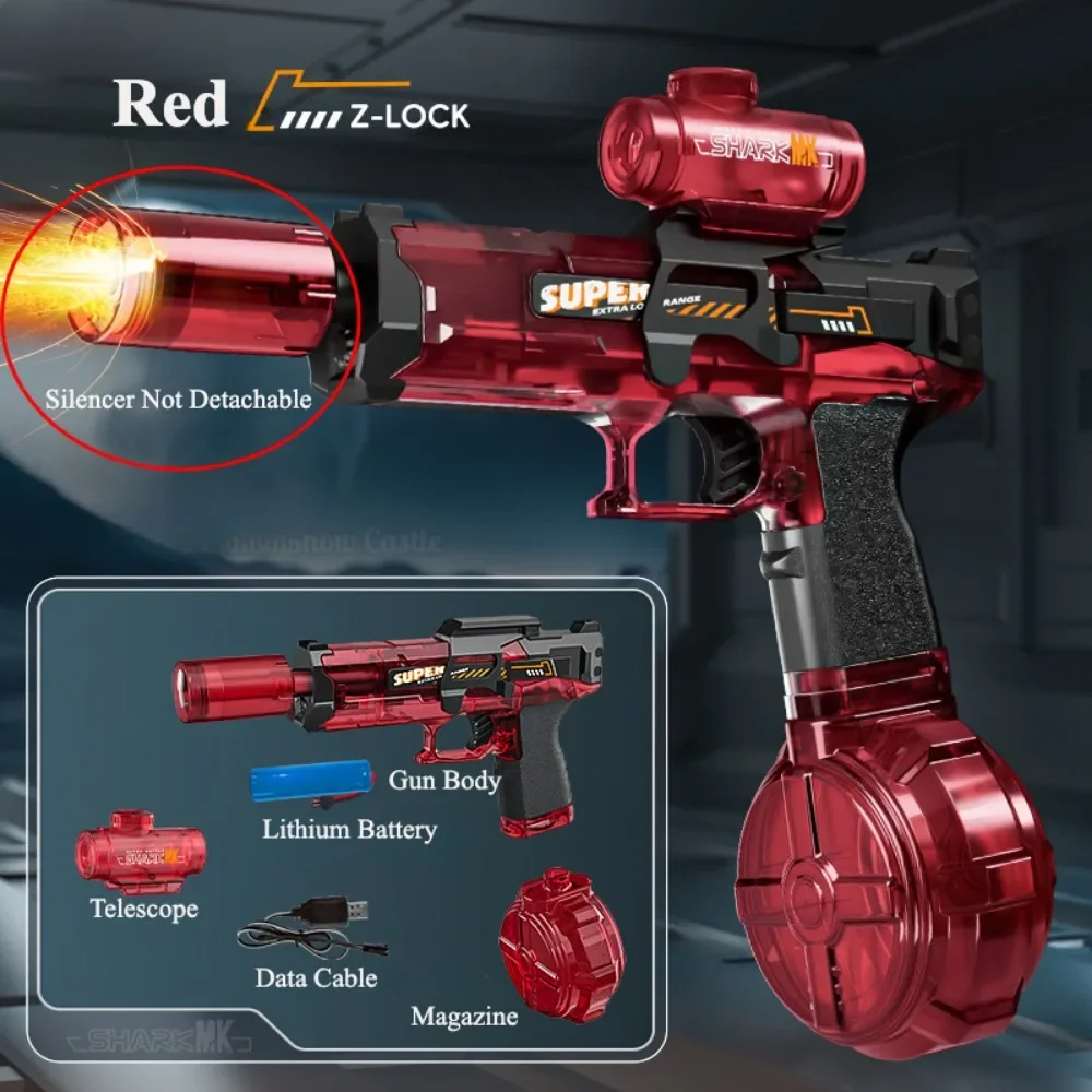 Electric Uzi Water Gun Shock - Automatic Shot - Imagen 5
