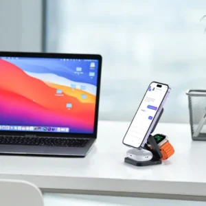 Cargador Inalámbrico Magnético 3 en 1 Plegable